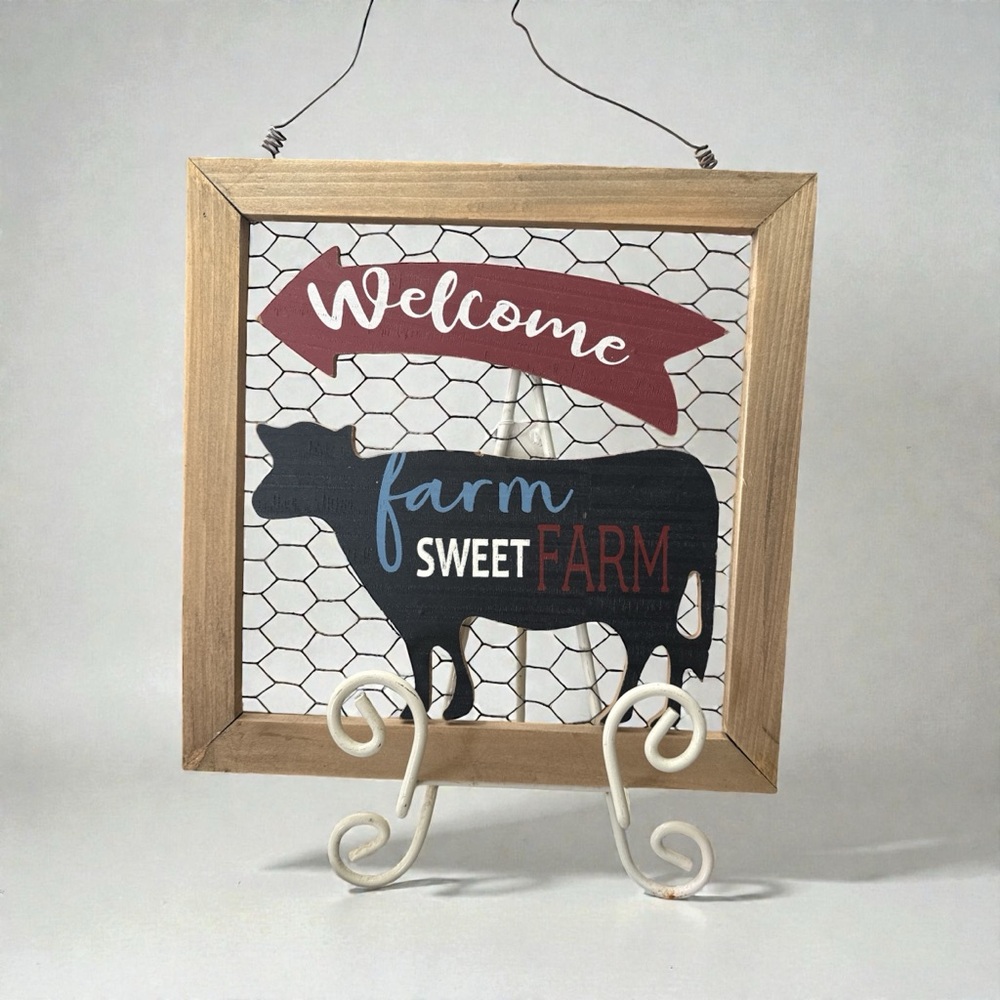 Farm Sweet Farm Welcome Sign